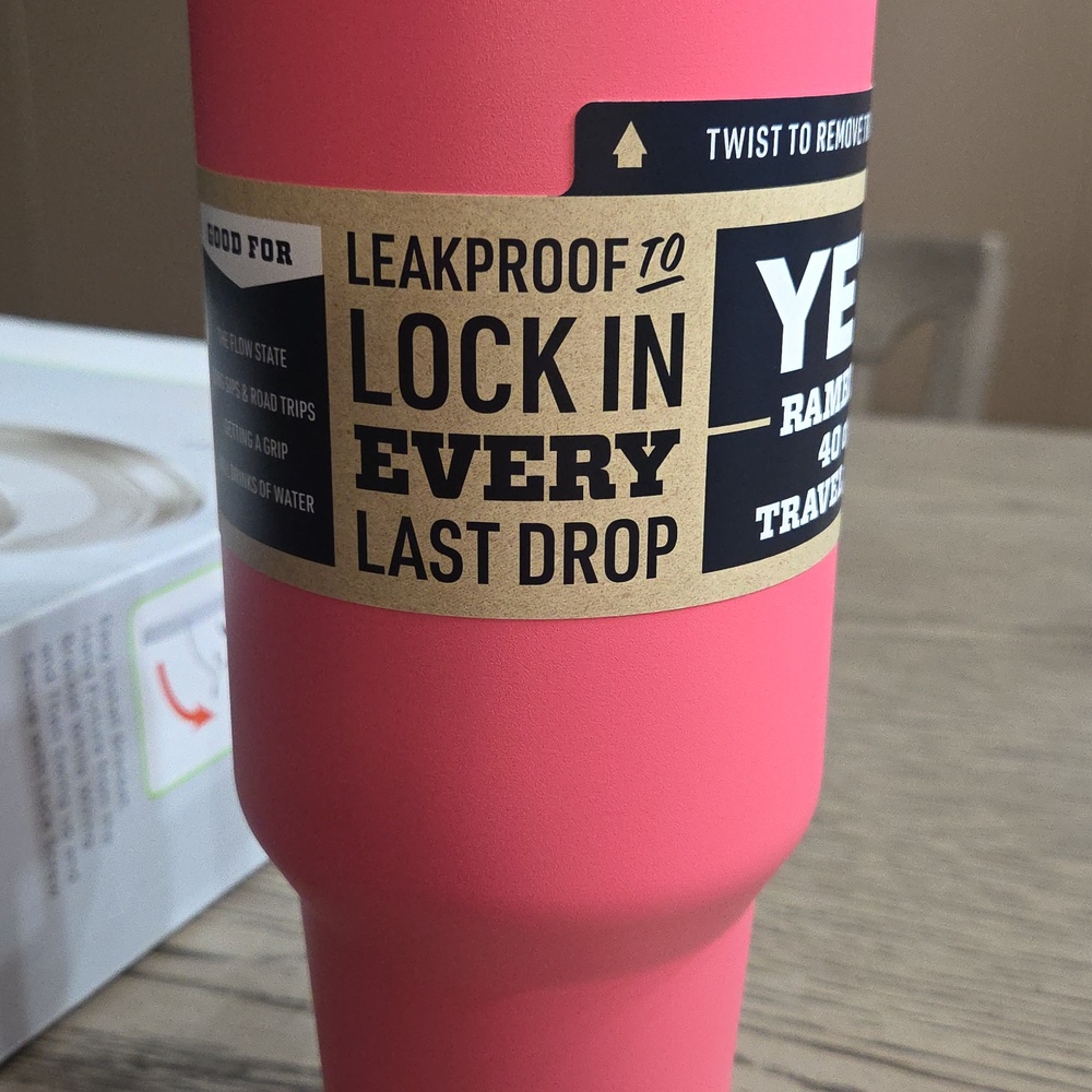 YETI Rambler 40 oz Travel Mug - Pink - Picture 7 of 8